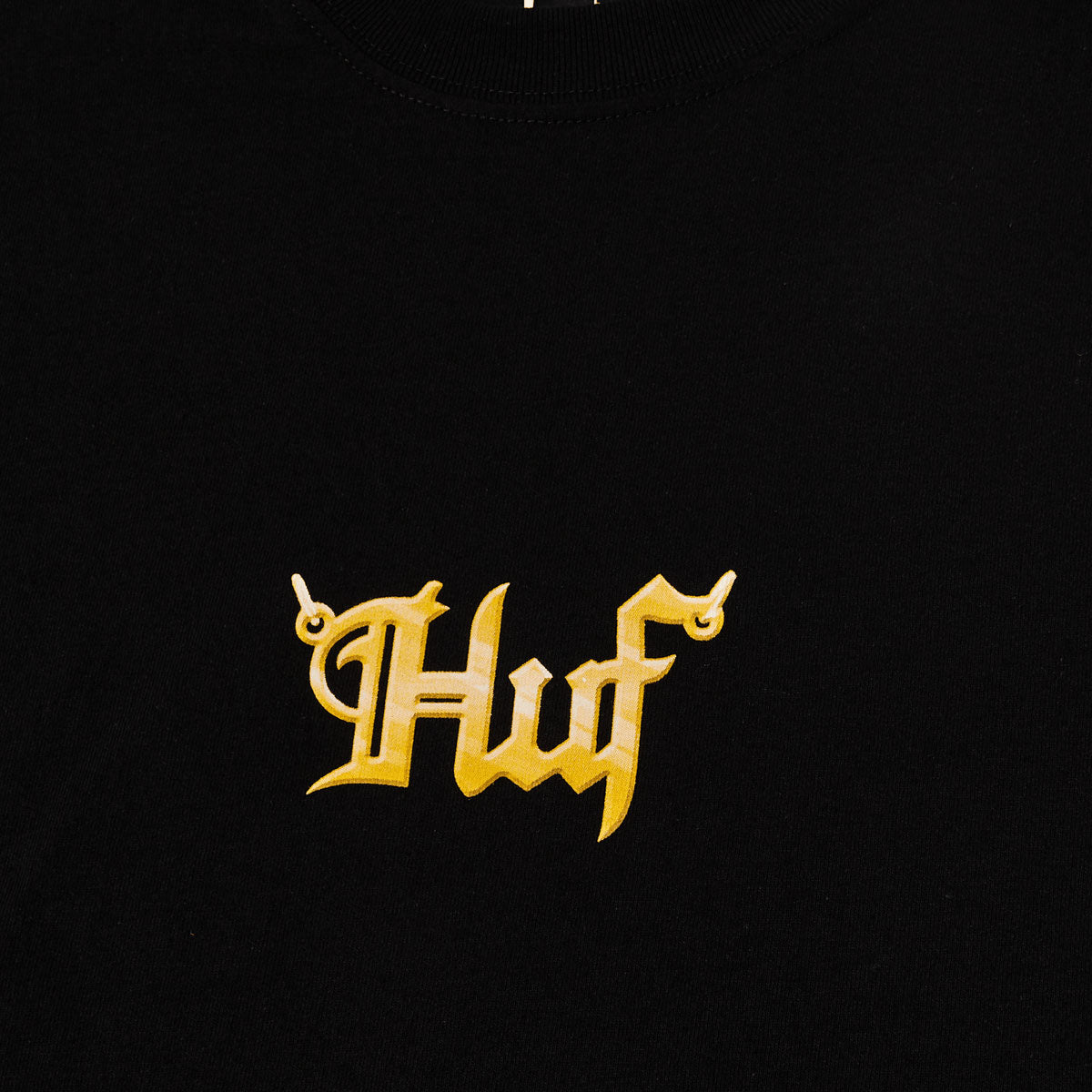 HUF Big H T-Shirt - Black image 3
