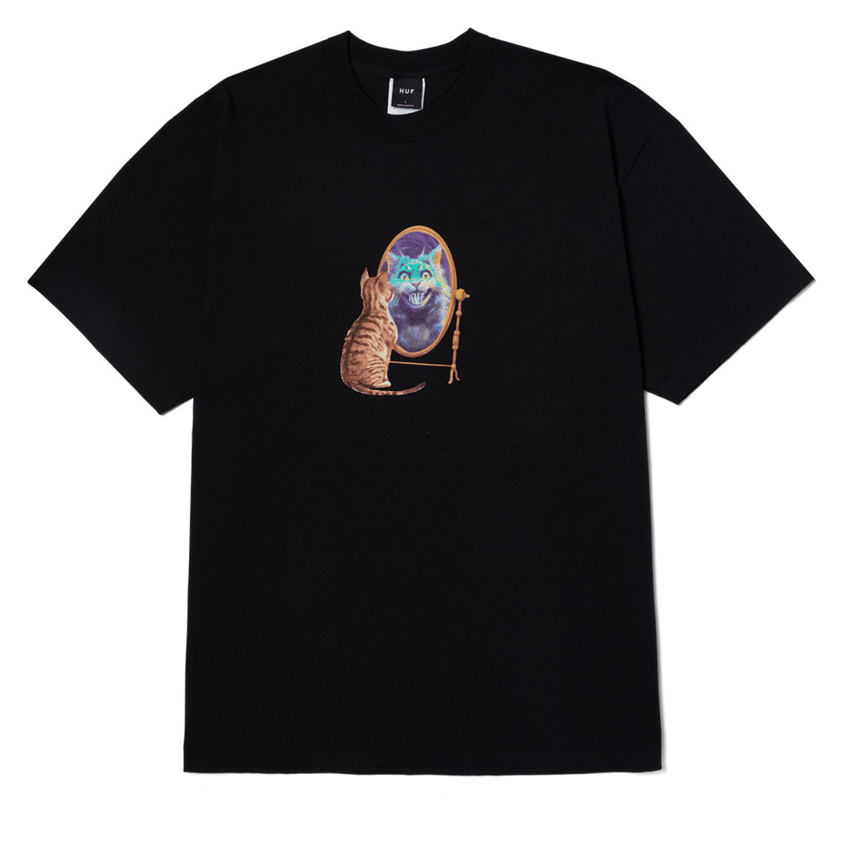 HUF Mirror T-Shirt - Black image 1