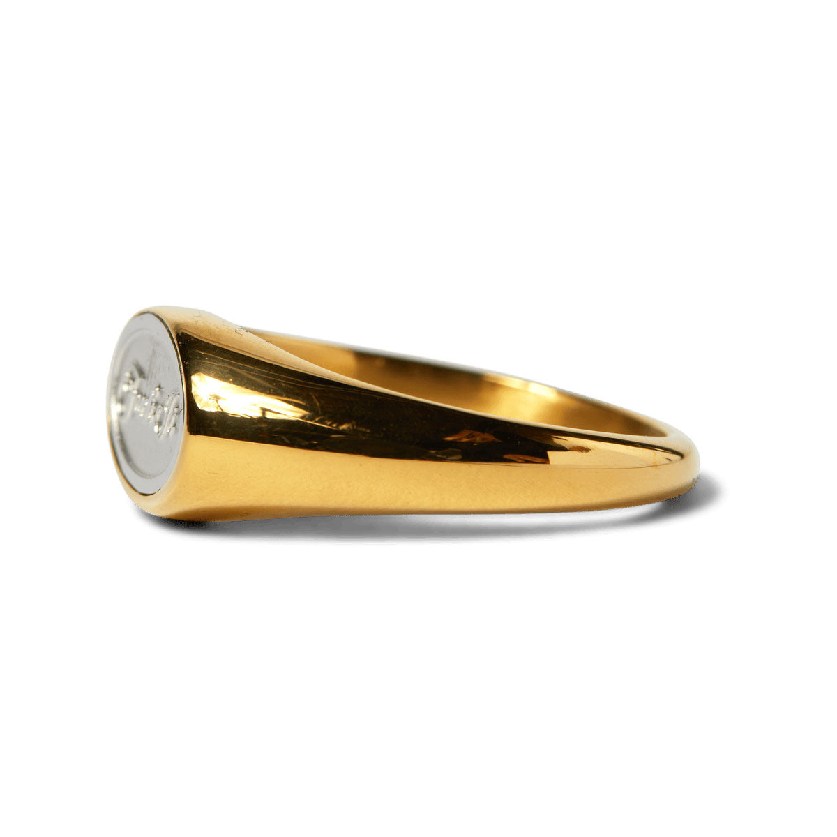 HUF Fuck It Signet Ring - Gold image 3