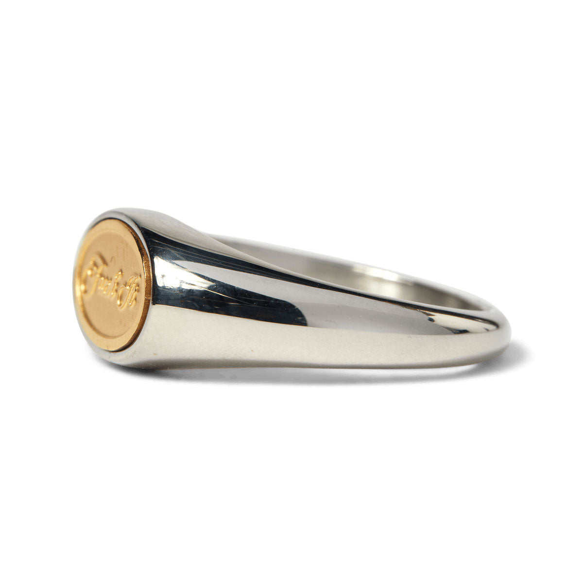 HUF Fuck It Signet Ring - Silver image 3