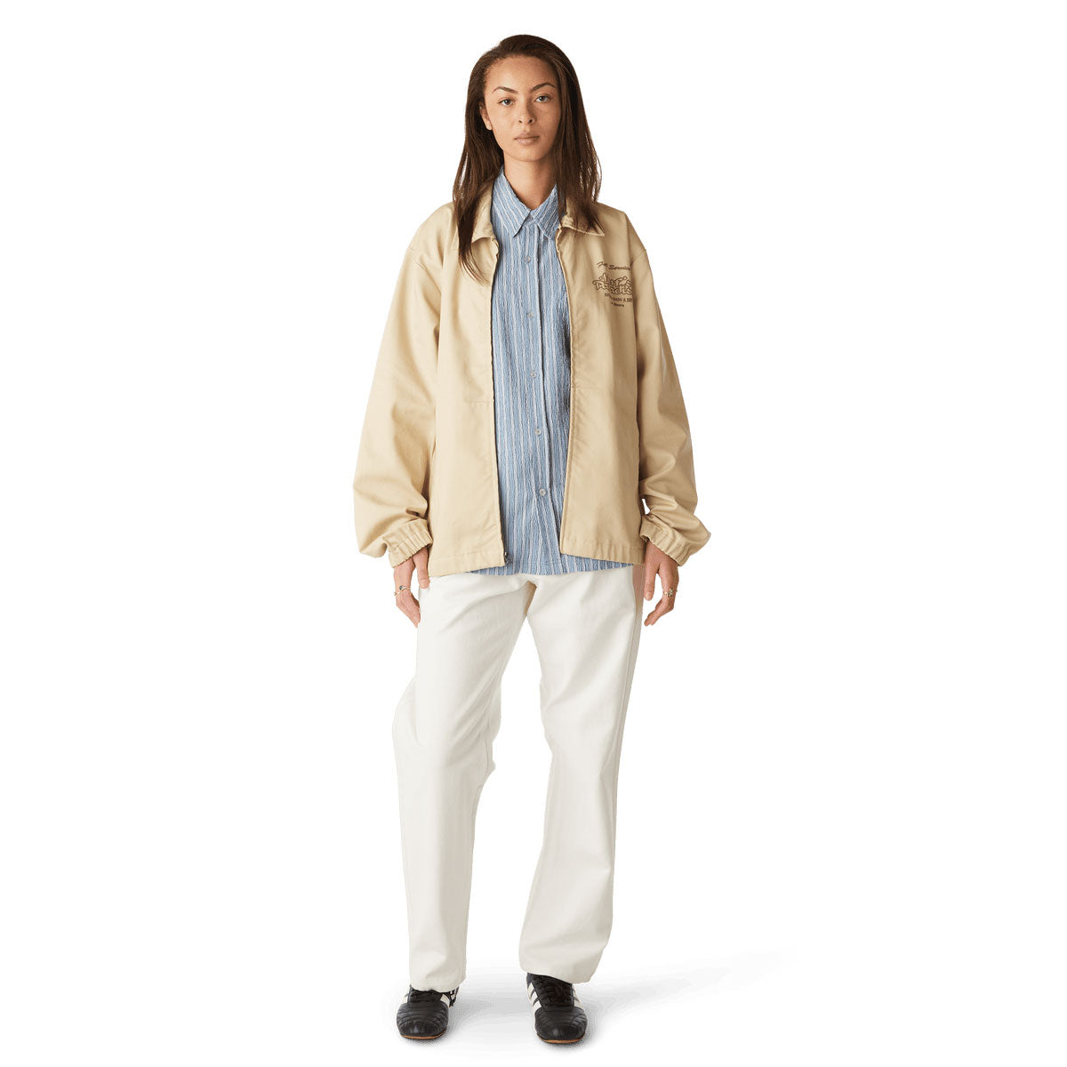 HUF Full Service Shop Jacket - Khaki image 5