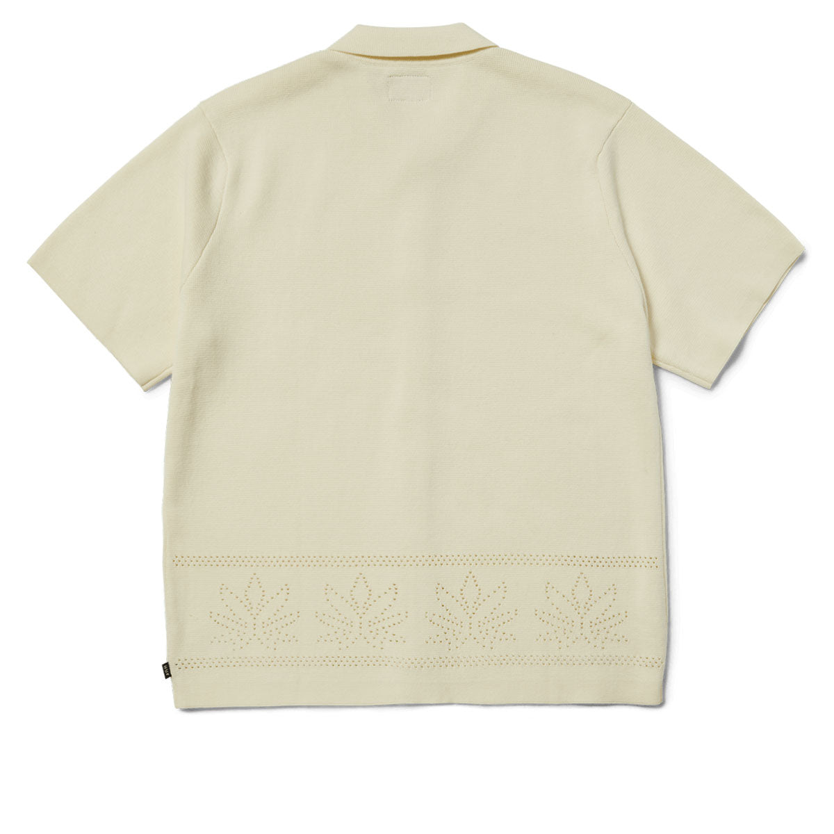 HUF Plantlife Perforated Knit Shirt - Natural image 3