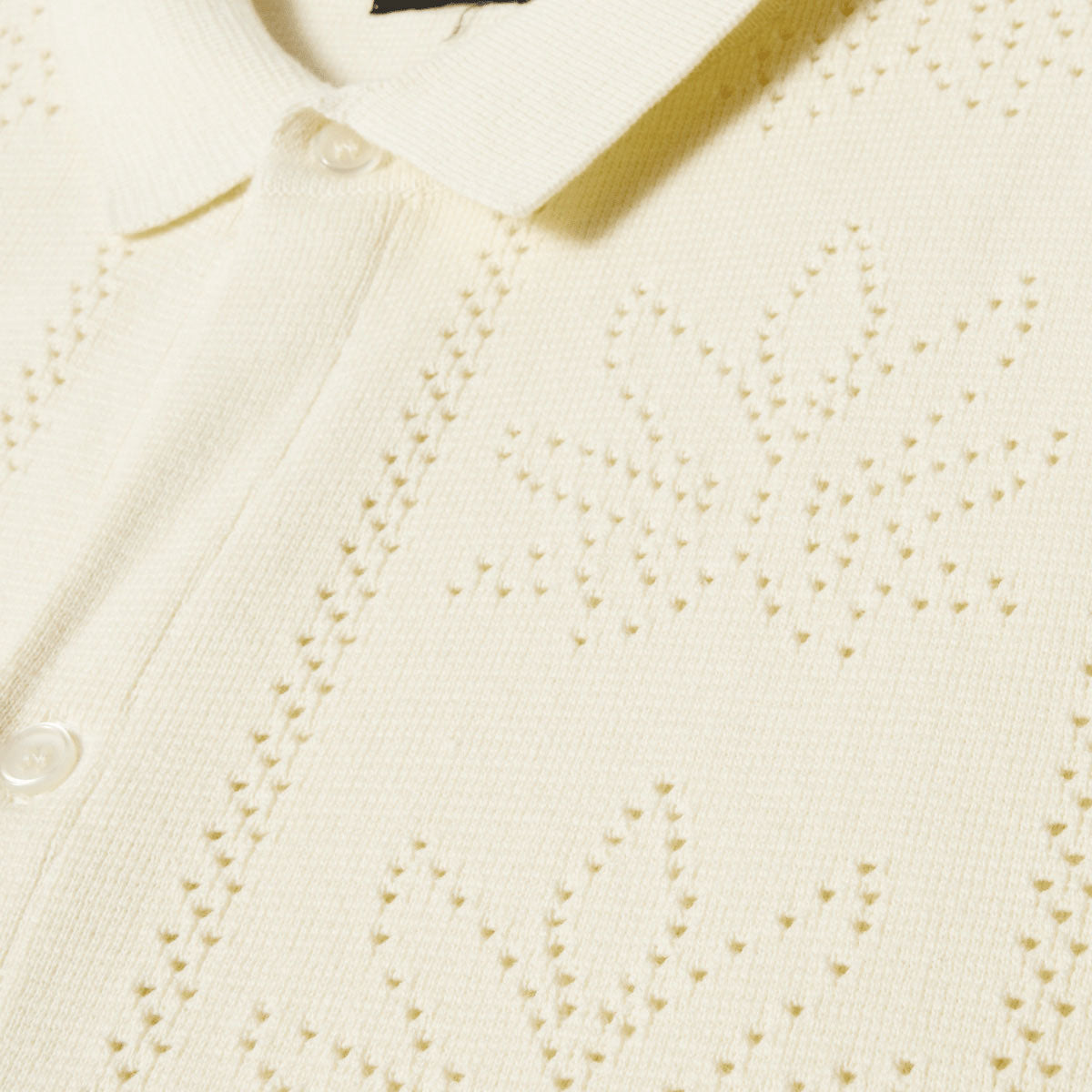 HUF Plantlife Perforated Knit Shirt - Natural image 4