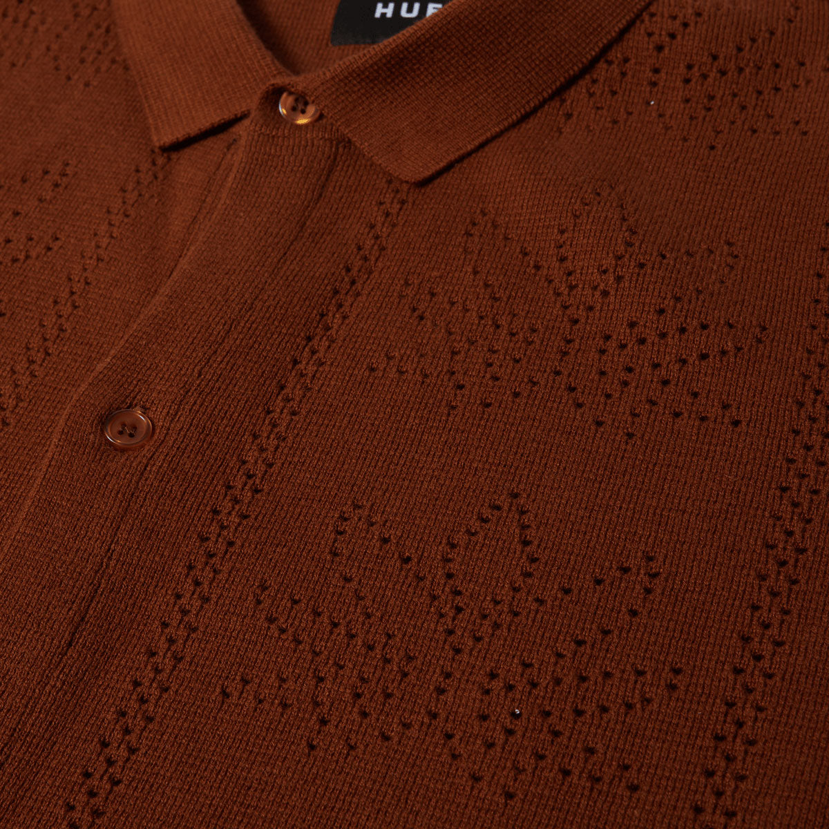 HUF Plantlife Perforated Knit Shirt - Sierra image 4