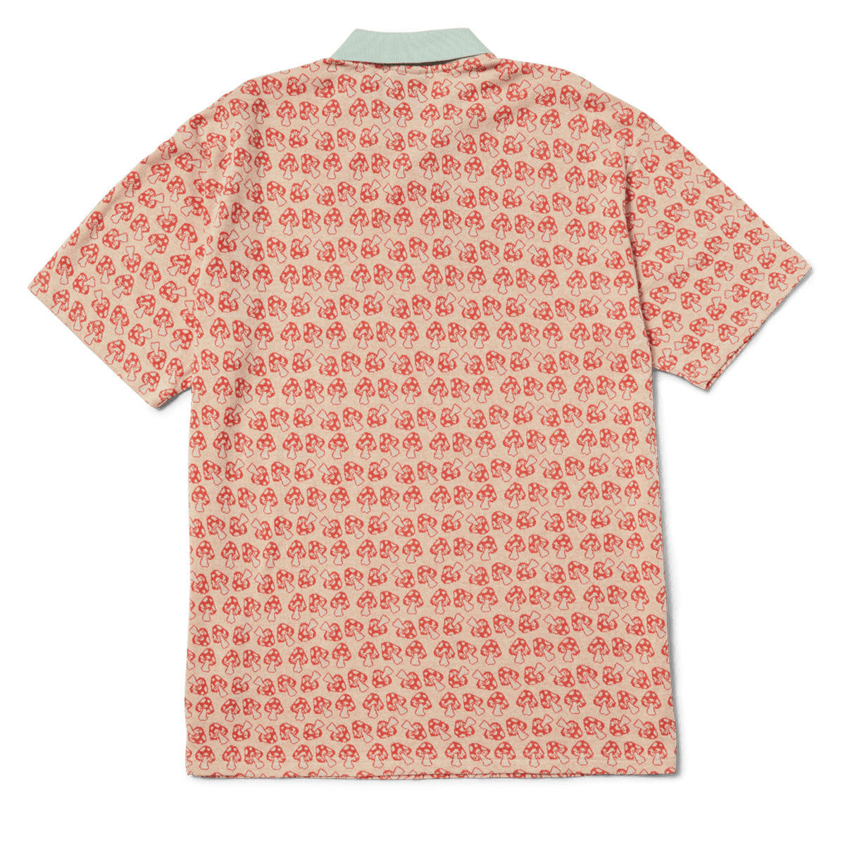 HUF Microdose Knit Polo Shirt - Red image 3