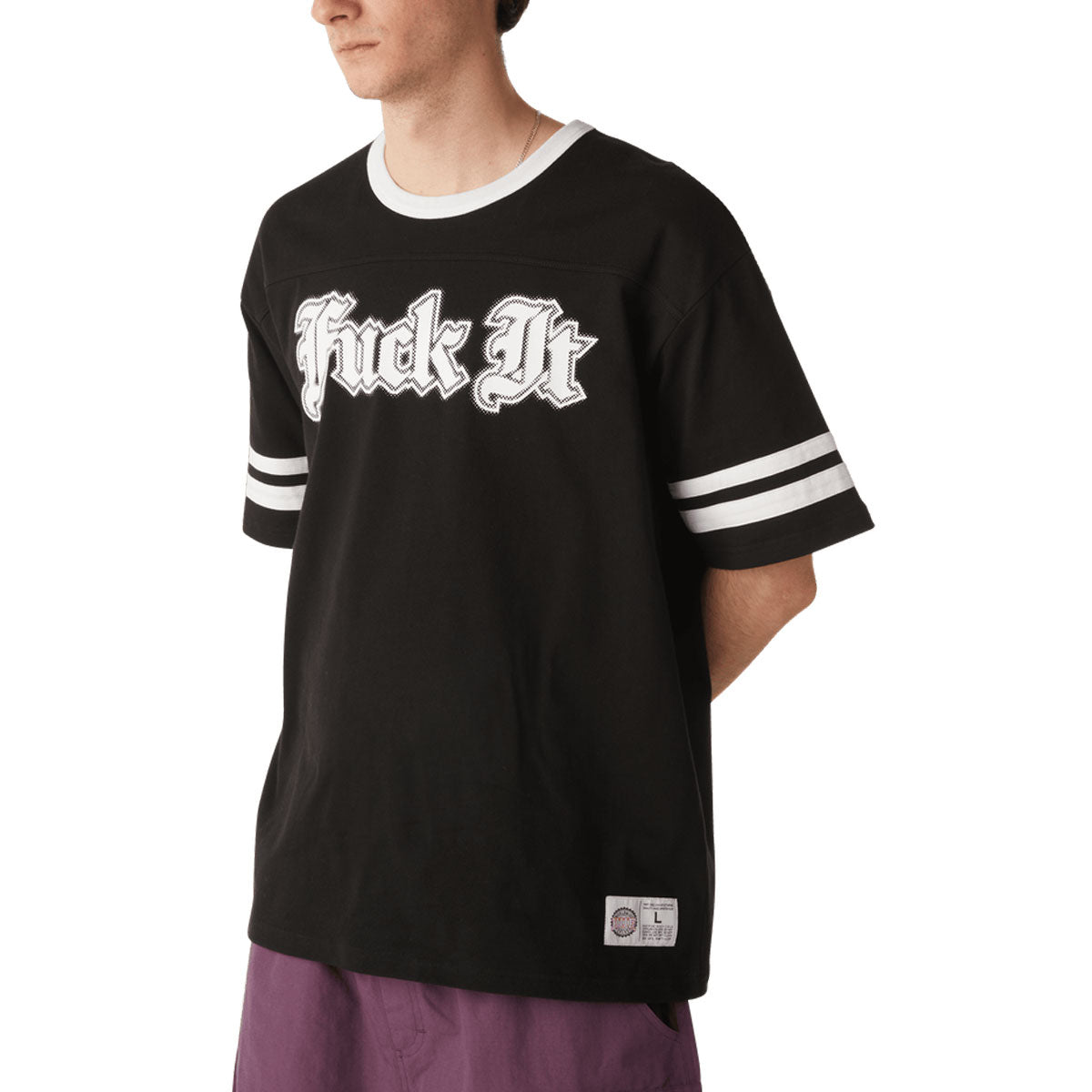 HUF Ives Football Jersey - Black image 5