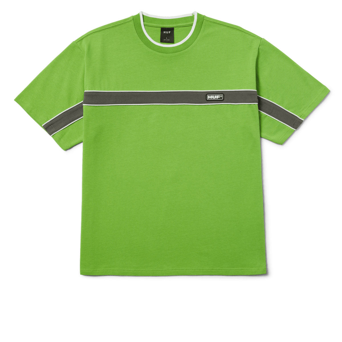 HUF Interstate Knit Boxy T-Shirt - Green Apple image 1