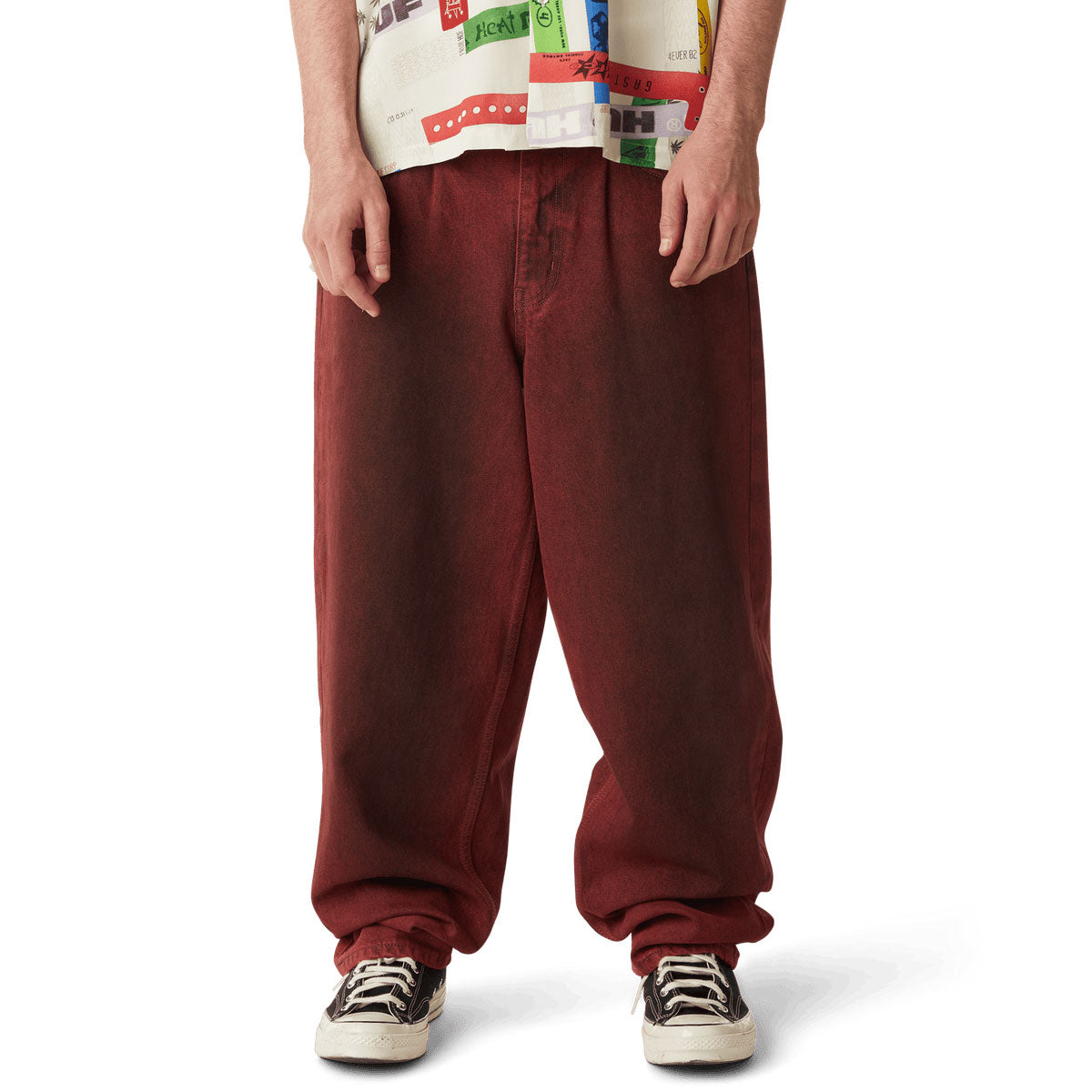 HUF Cromer Washed Jeans - Lava Red image 1