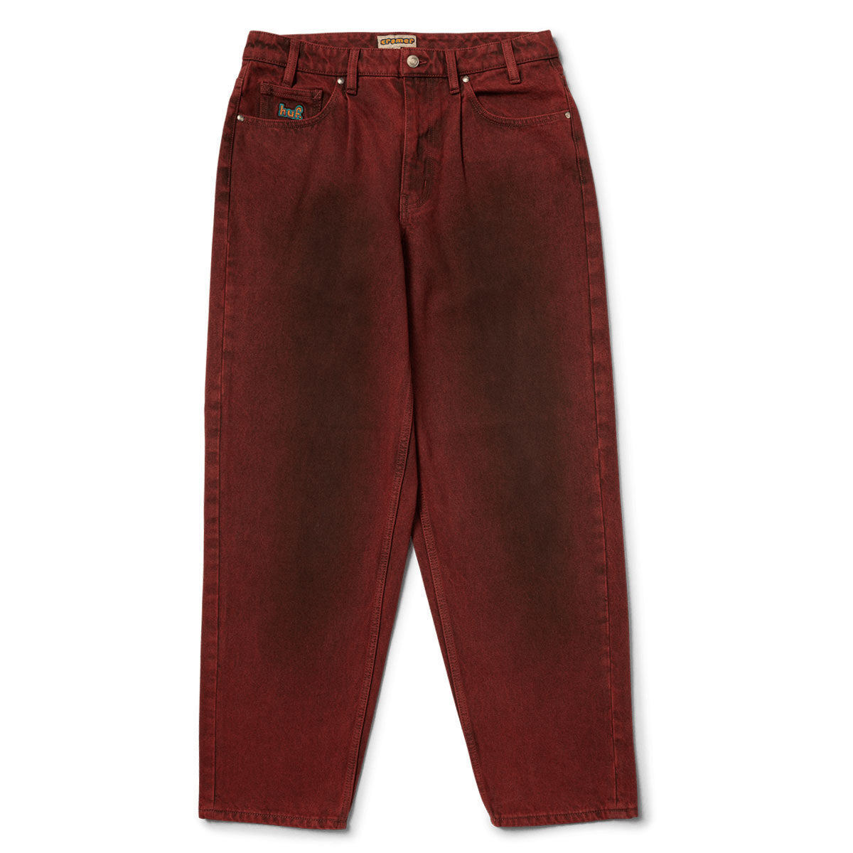 HUF Cromer Washed Jeans - Lava Red image 2