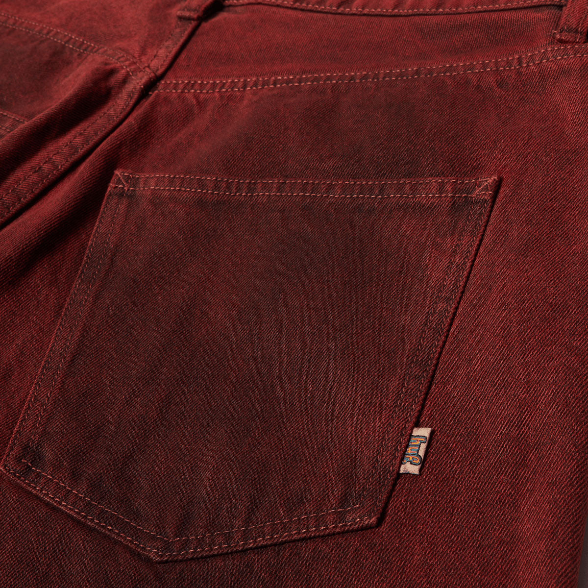 HUF Cromer Washed Jeans - Lava Red image 5