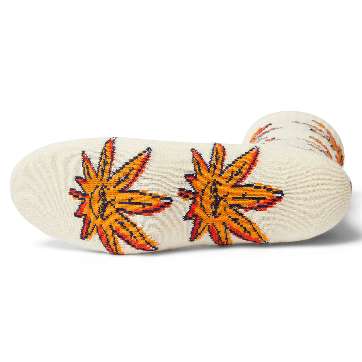 HUF Green Buddy Doodle Socks - Natural image 2
