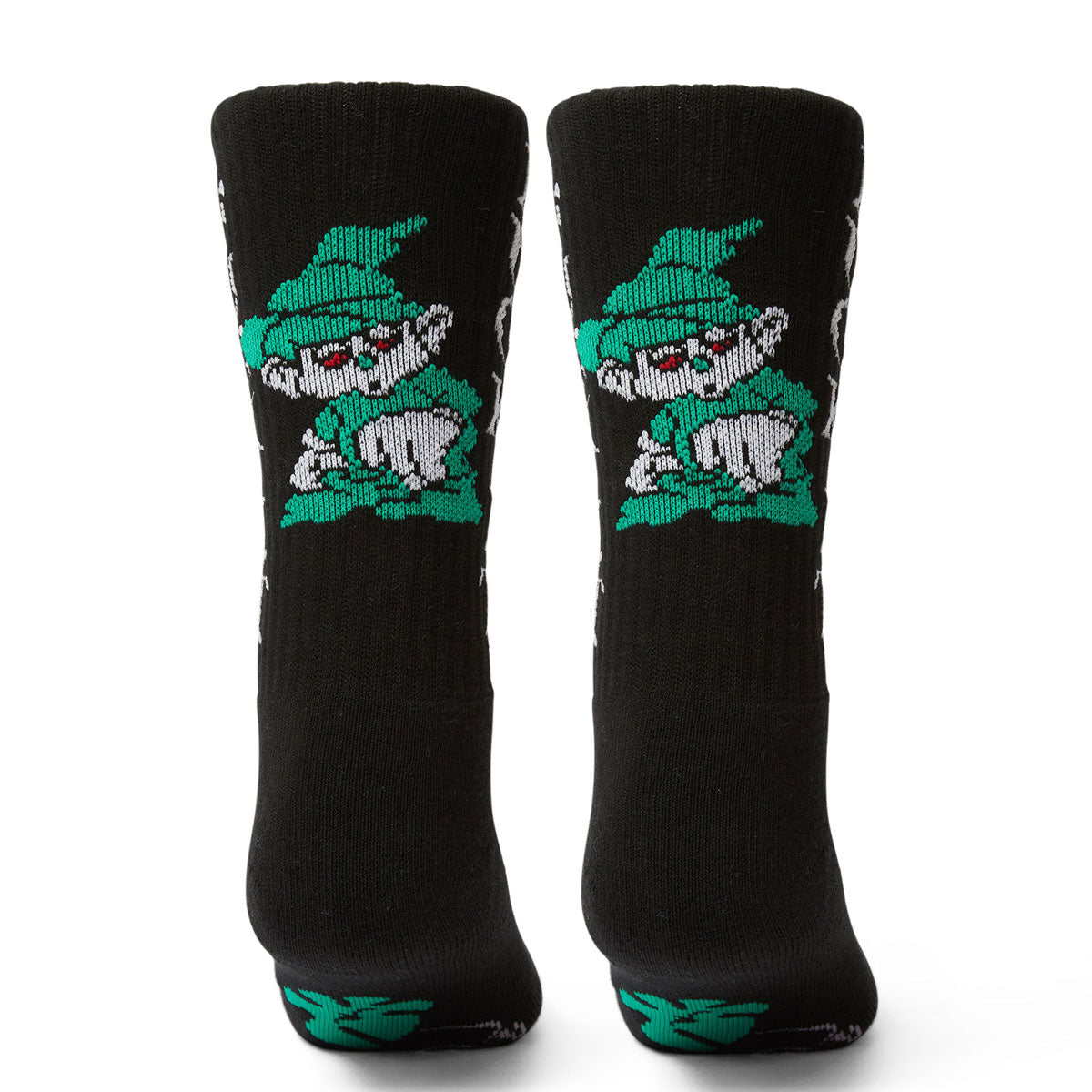 HUF Trip Crew Socks - Black image 2