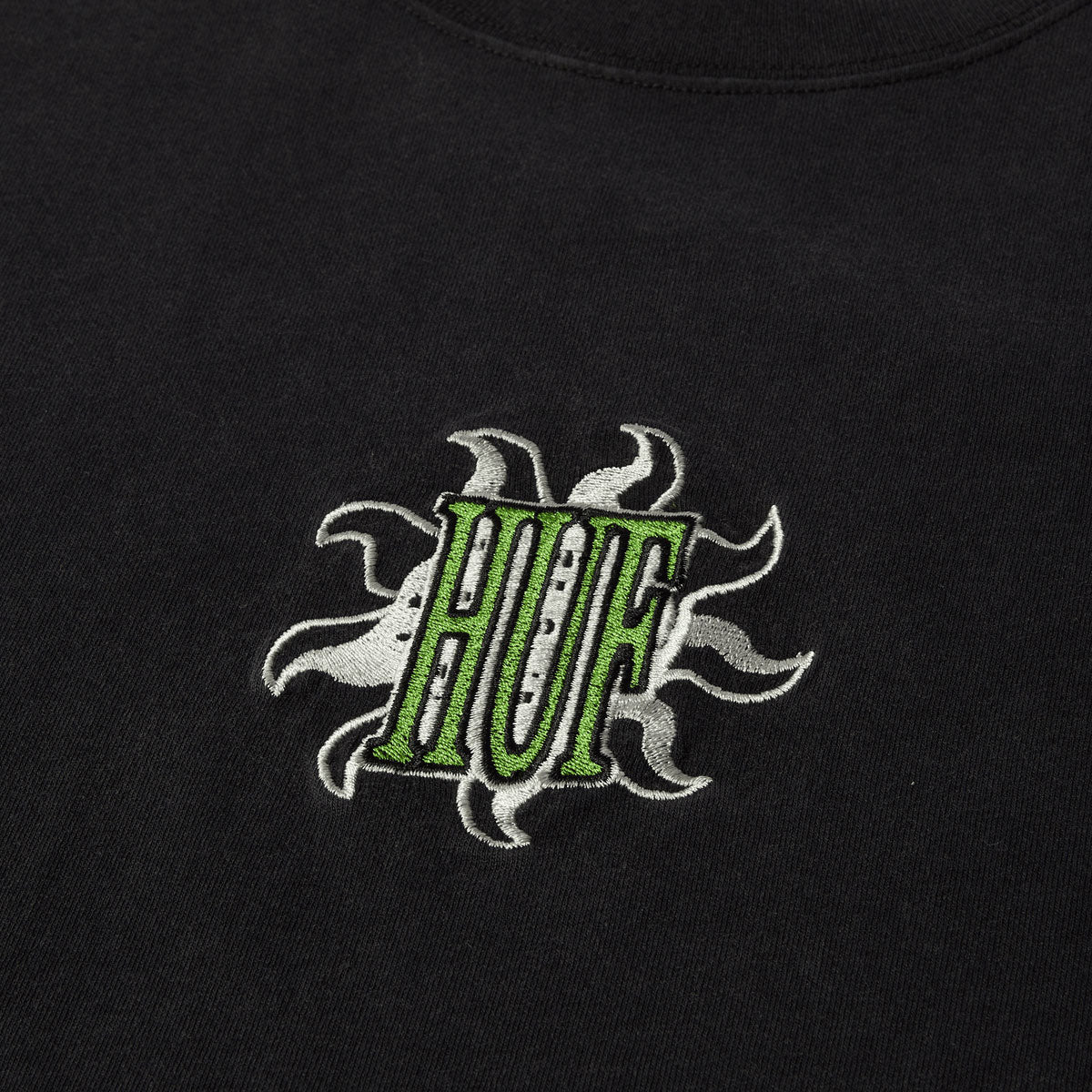 HUF Apollo Washed T-Shirt - Washed Black image 2