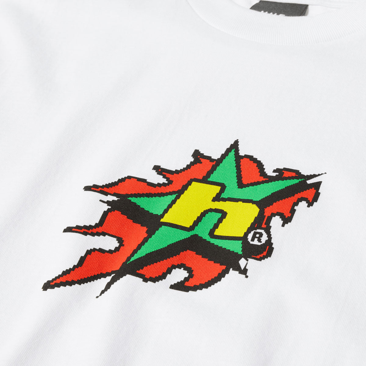 HUF H Bit T-Shirt - White image 2