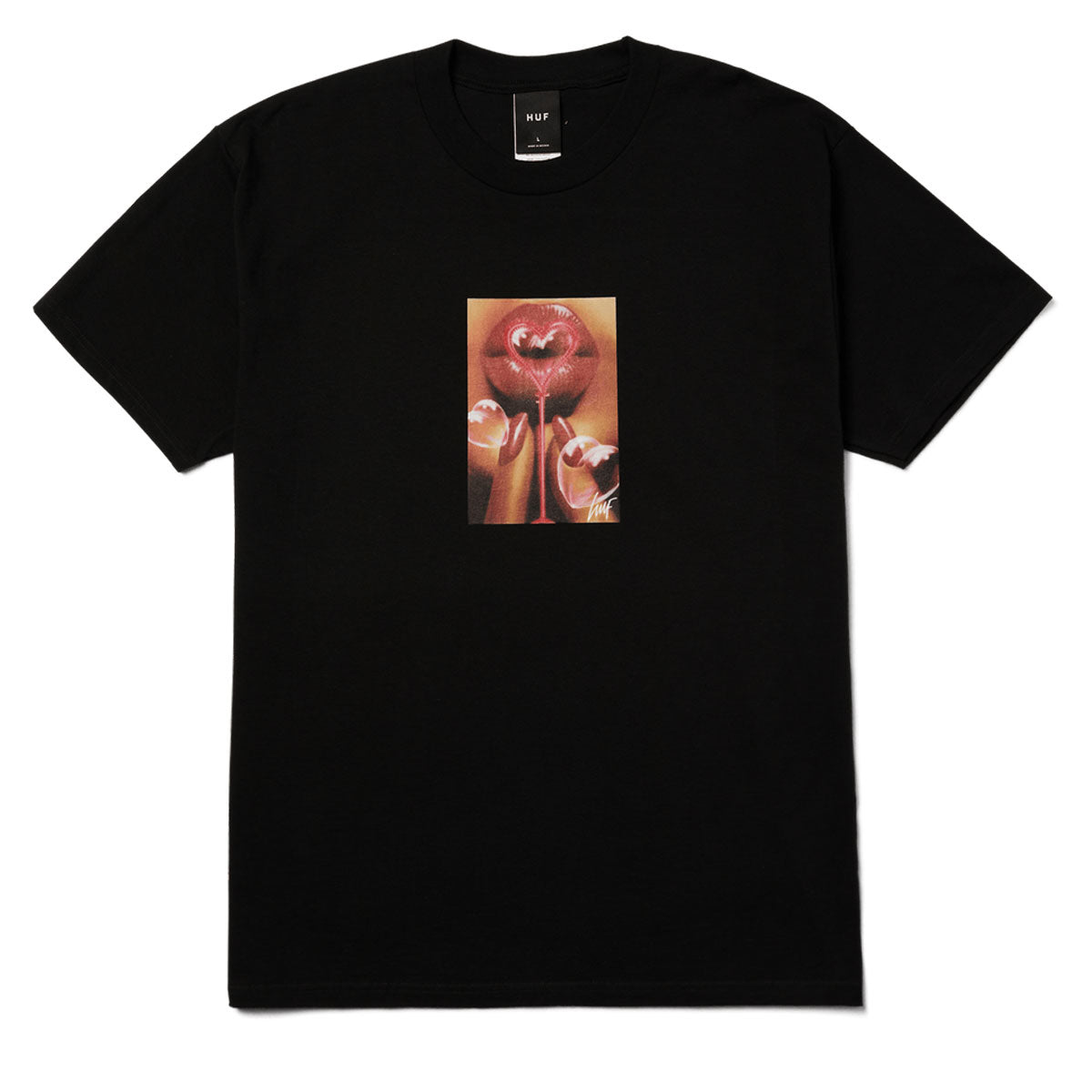 HUF Bubble T-Shirt - Black image 1
