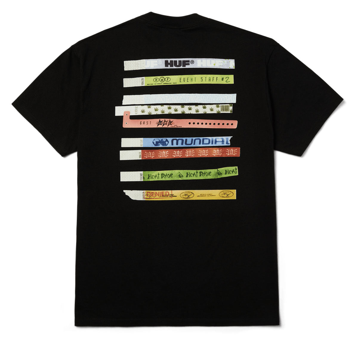 HUF Admission T-Shirt - Black image 1