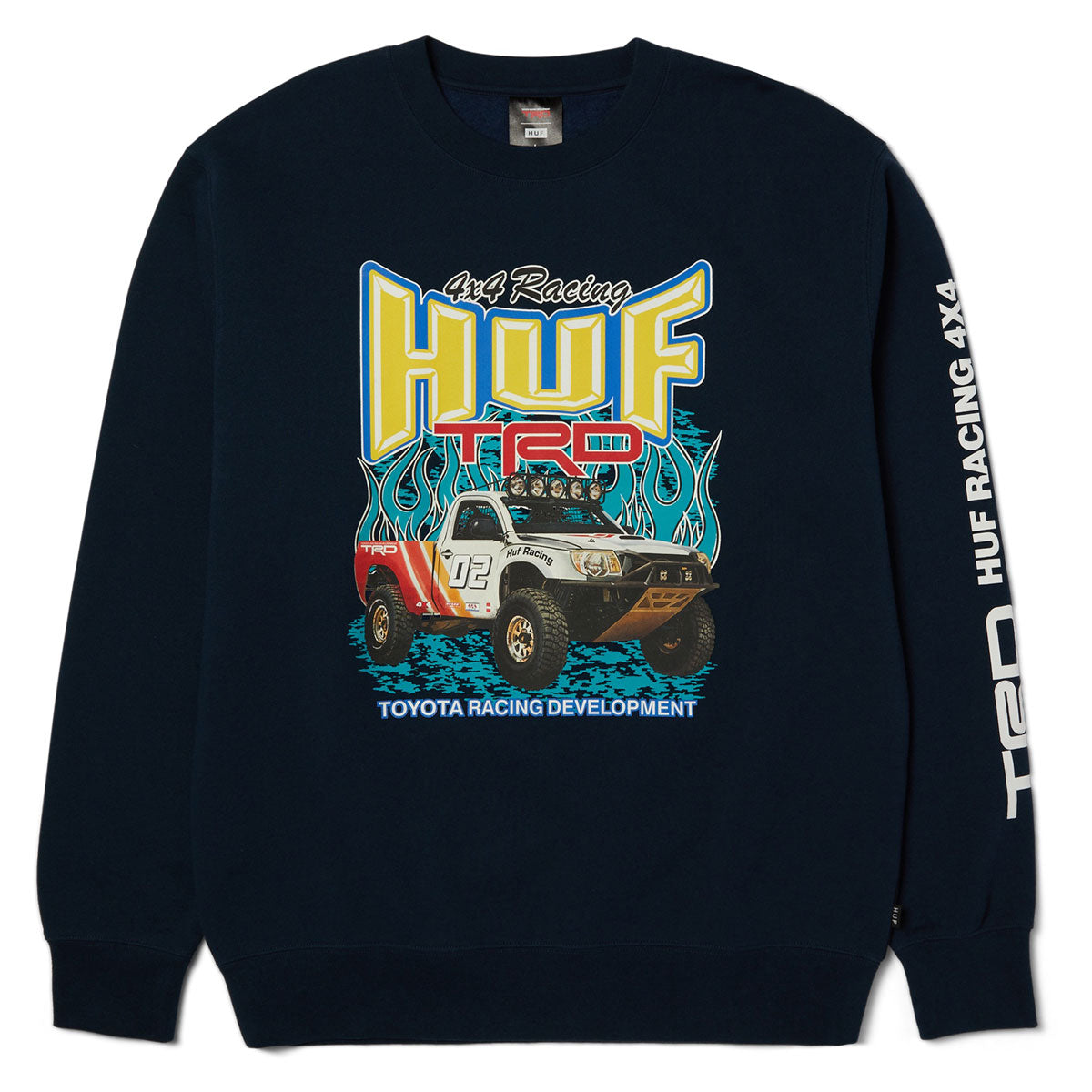 Huf x Toyota TRD Pit Crew Sweatshirt - Navy image 1