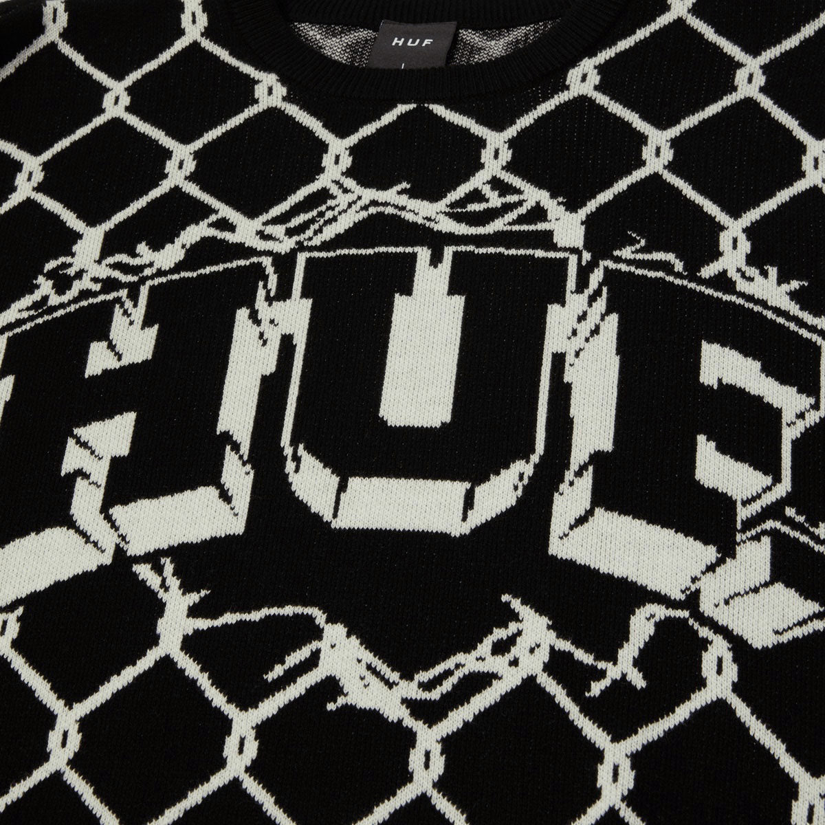 HUF Breakthrough Crew Sweatshirt - Black image 4