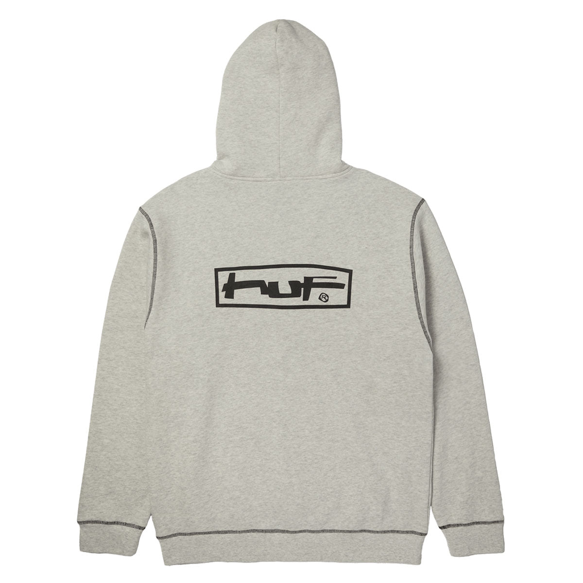 HUF Stretch Zip Up Hoodie - Ash image 2