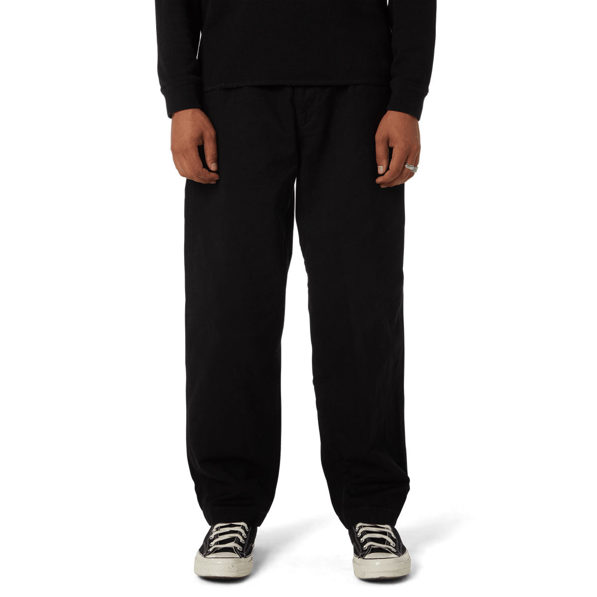 HUF Cromer Trouser Pants - Black image 1