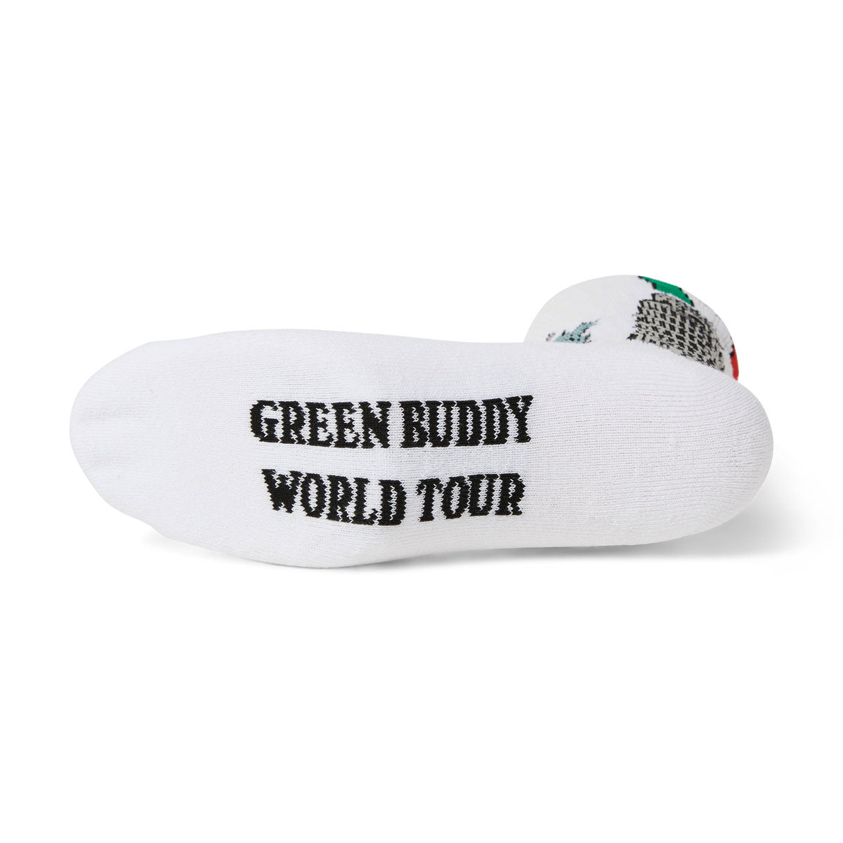 HUF Green Buddy Tourist Socks - White image 4