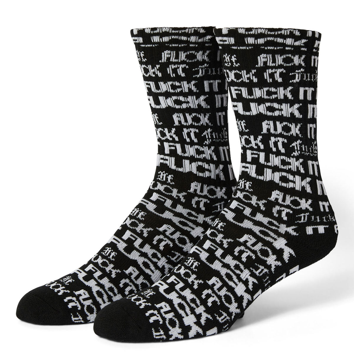 HUF Fuck It Flyer Socks - Black image 1
