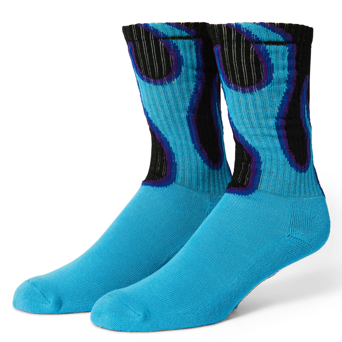 HUF Exhaust Crew Socks - Black image 1