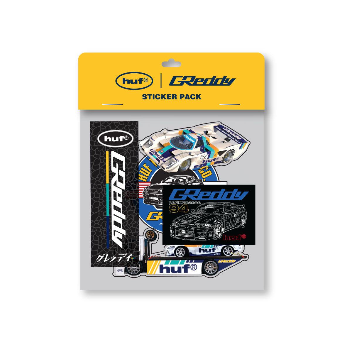 HUF GReddy Sticker Pack - Multi image 1