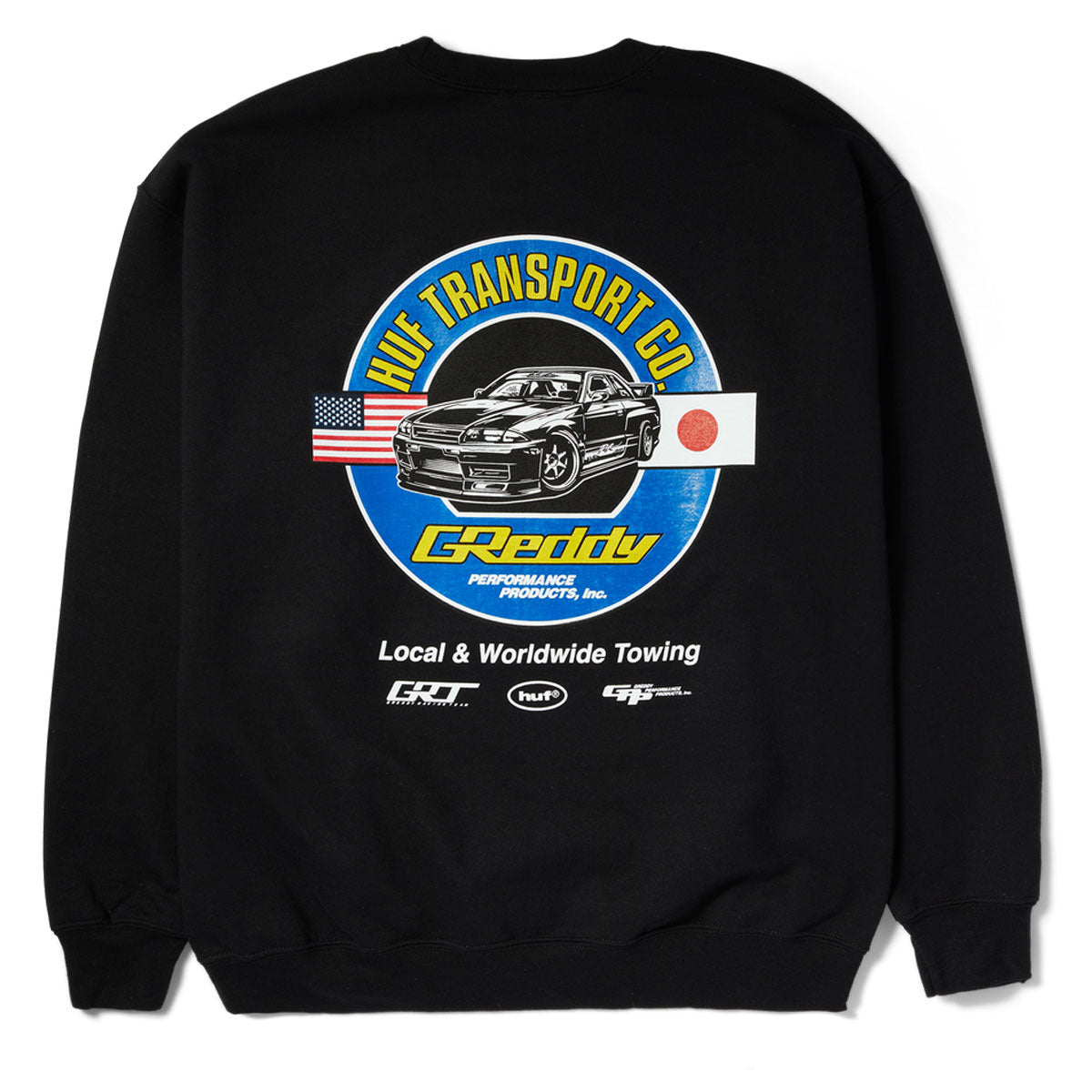 HUF x Greddy Transport Sweatshirt - Black image 2