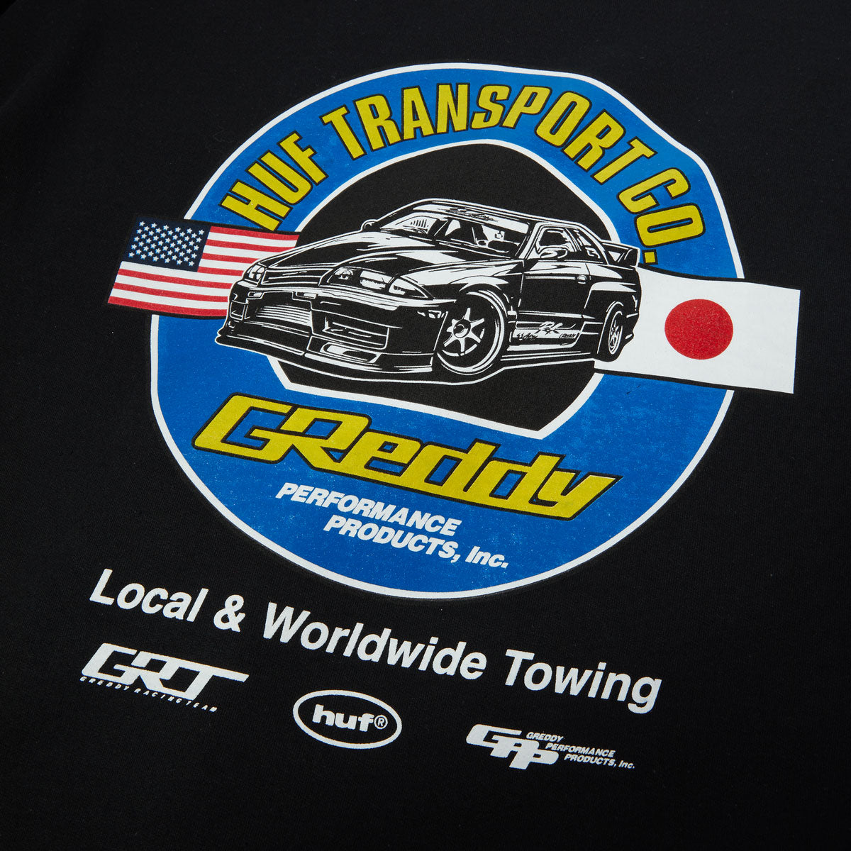 HUF x Greddy Transport Sweatshirt - Black image 3