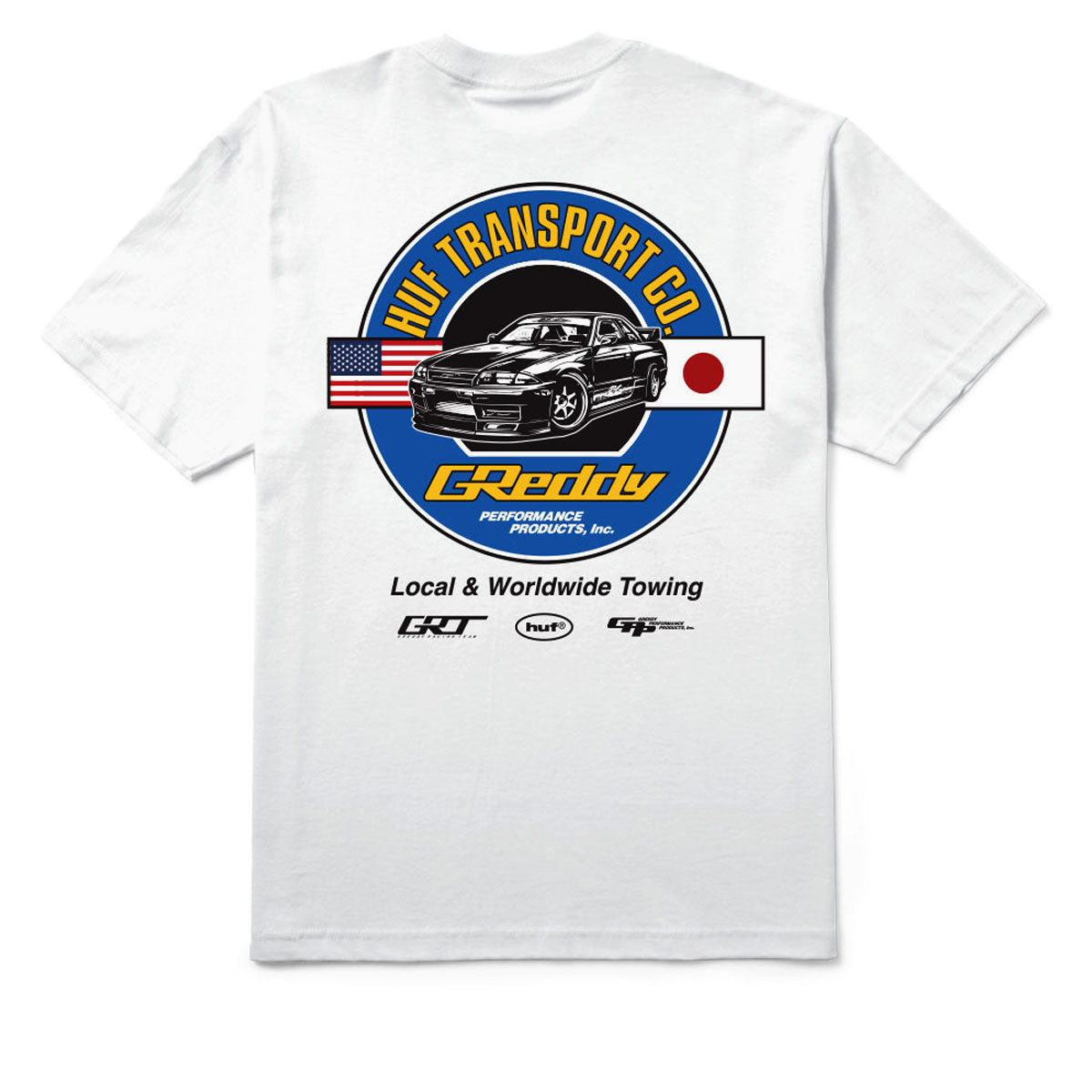 HUF x Greddy Transport T-Shirt - White image 2