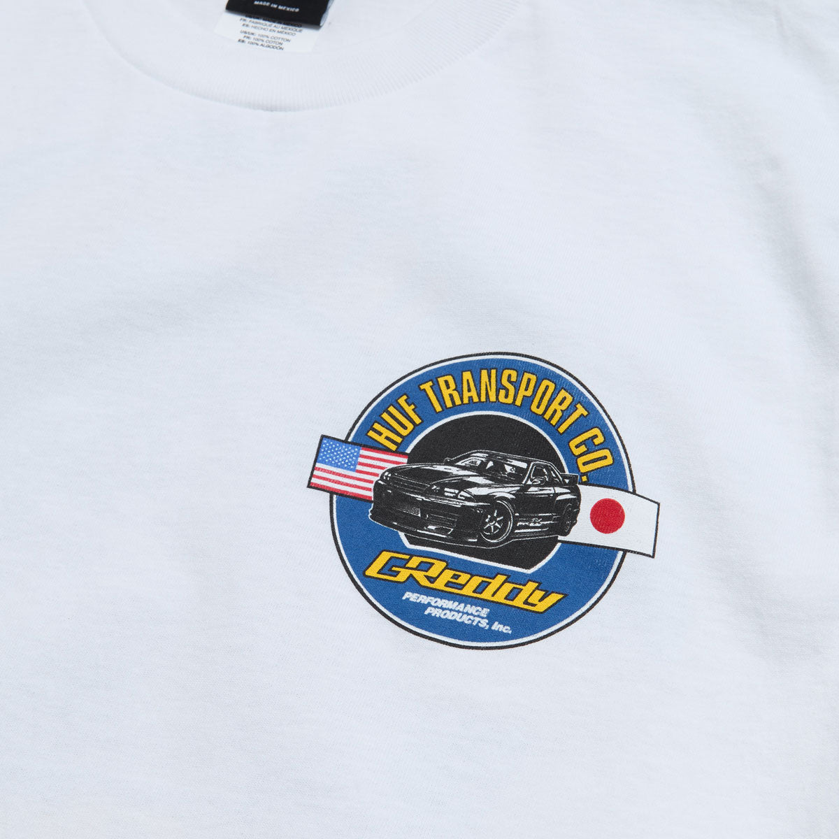 HUF x Greddy Transport T-Shirt - White image 3