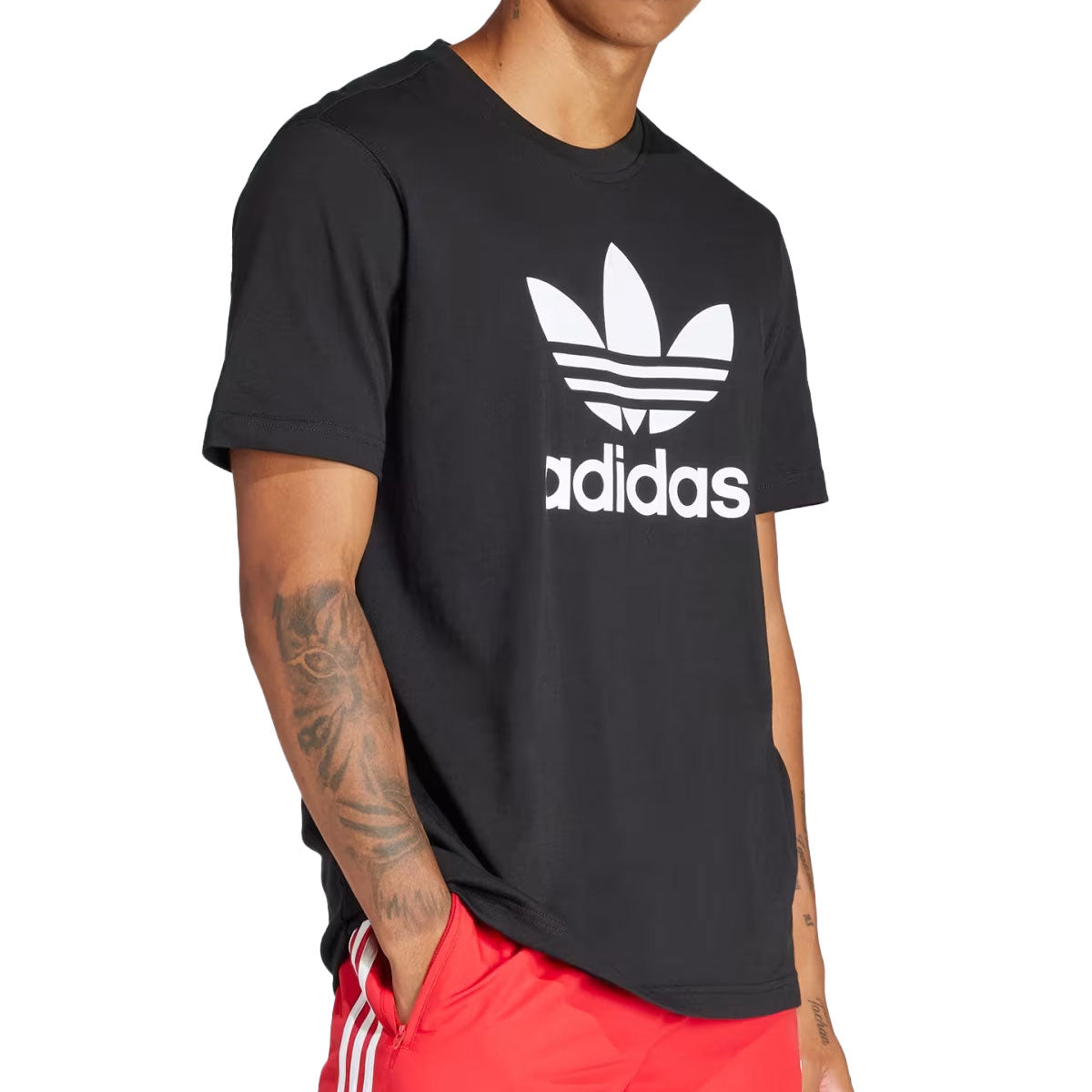 Adidas Trefoil T-Shirt - Black image 4