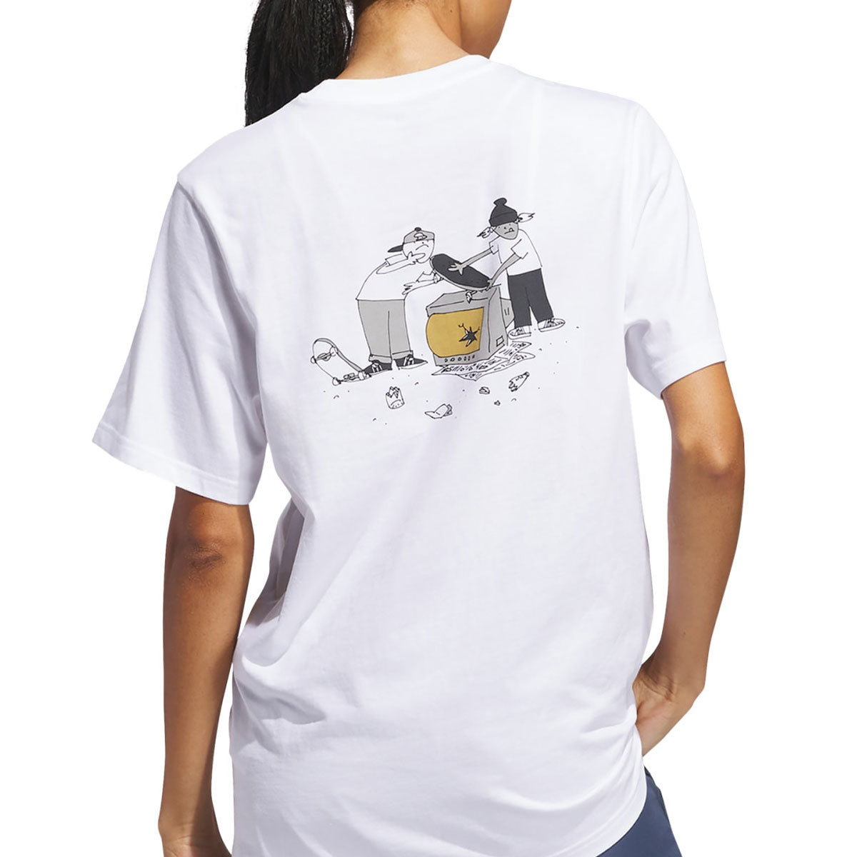 Adidas HJ Trash T-Shirt - White image 4