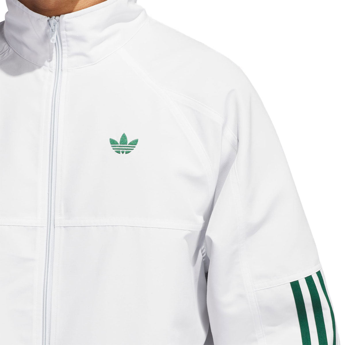 Adidas Gatsele Track Jacket - Crystal White/Dark Green image 4