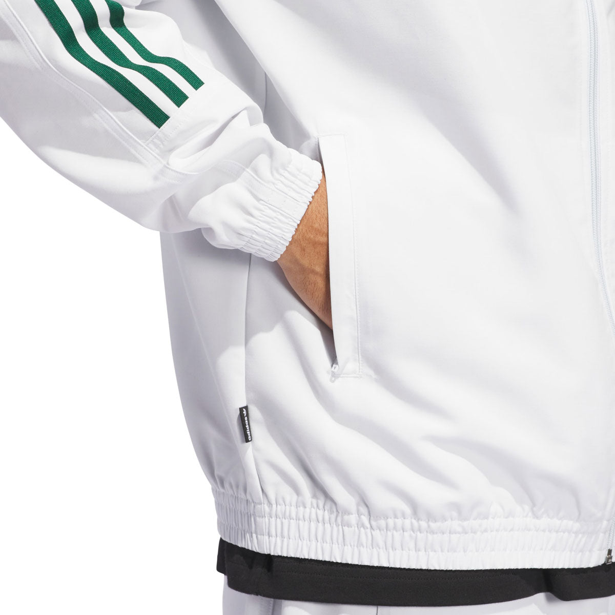 Adidas Gatsele Track Jacket - Crystal White/Dark Green image 5