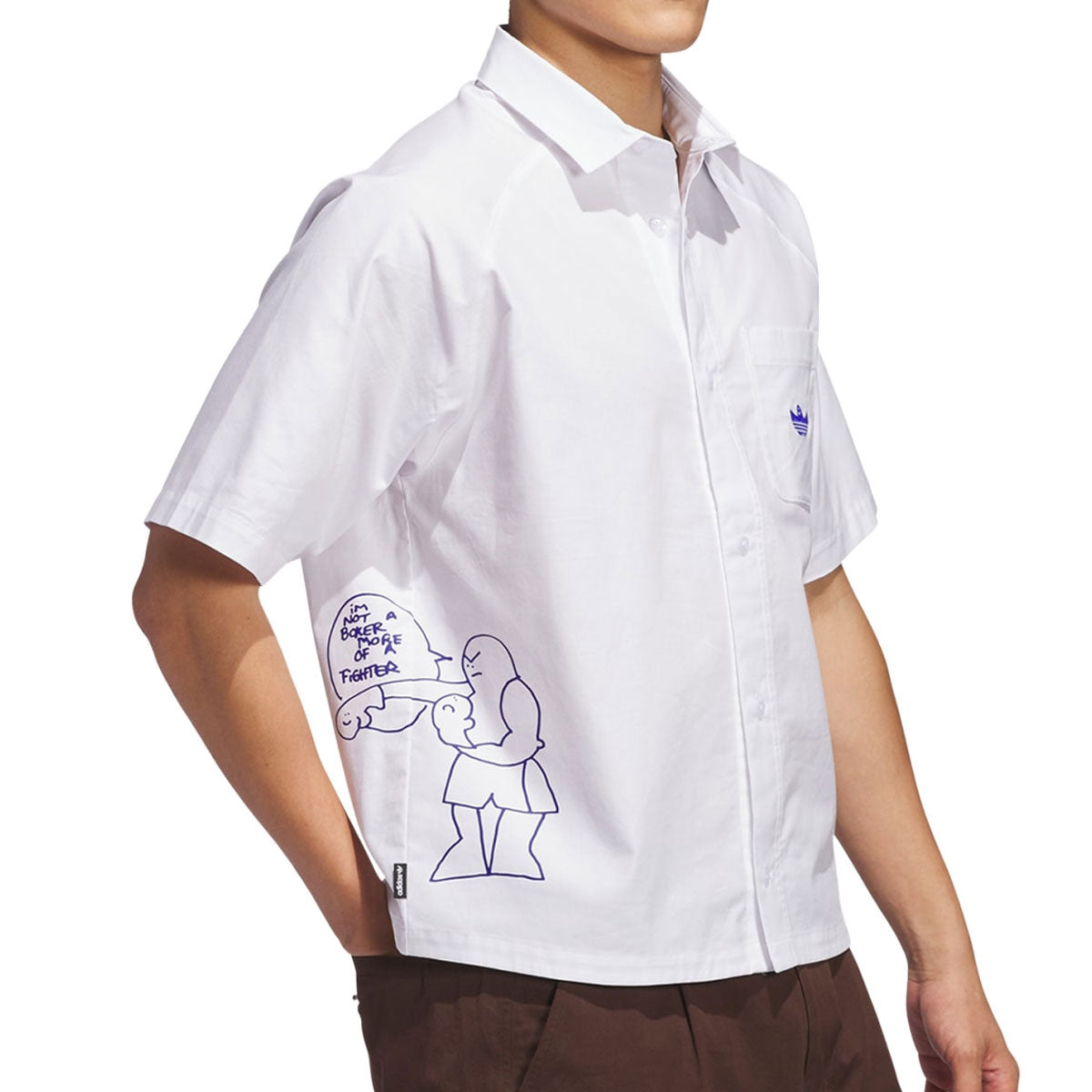 Adidas Shmoo CS Button Up Shirt - White image 2