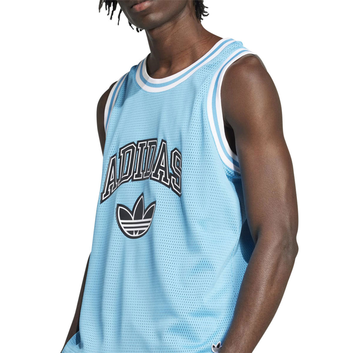 Adidas Varsity Basketball Tank Top - App Sky Rush image 3