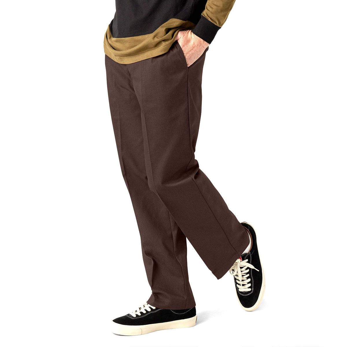 Dickies Regular Twill Skate Pants - Chocolate Brown 2025 image 3