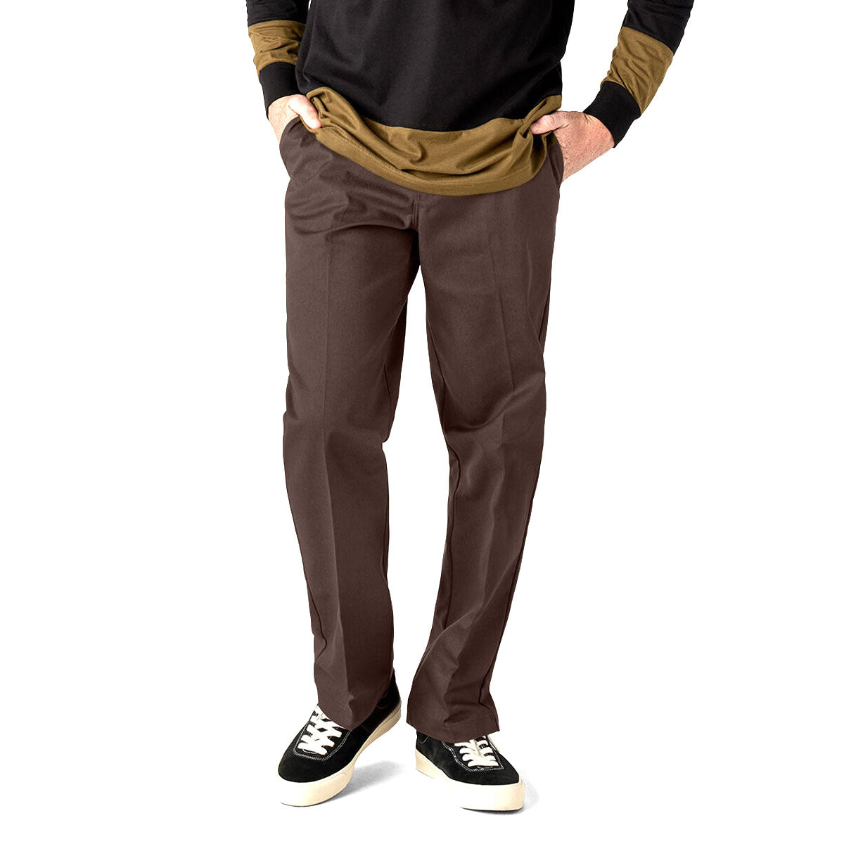 Dickies Regular Twill Skate Pants - Chocolate Brown 2025 image 4