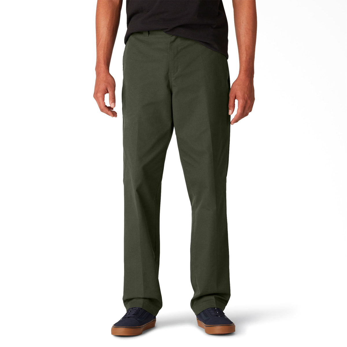 Dickies Slim Straight Twill Skate Pants - Olive Green 2025 image 1