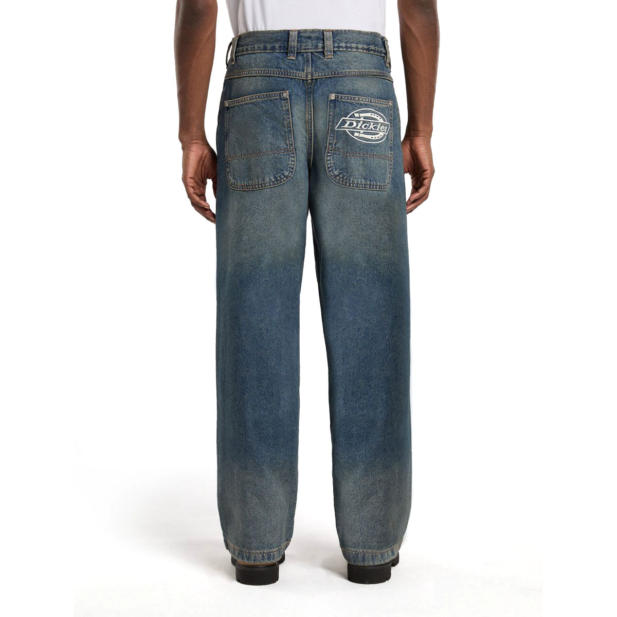 Dickies Hilham Denim Jeans - Khaki Tinited Blue image 2
