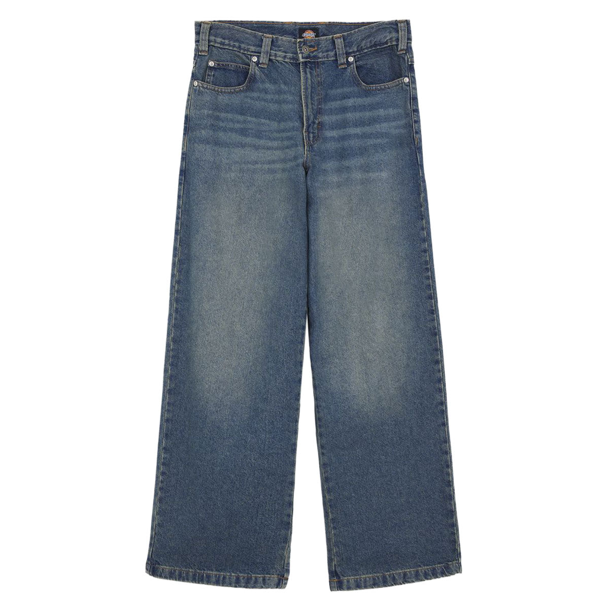 Dickies Hilham Denim Jeans - Khaki Tinited Blue image 5