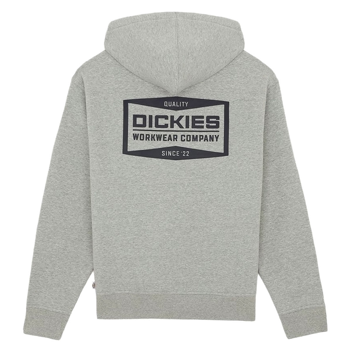 Dickies Bolivar Full Zip Up Hoodie - Gray Melange image 5