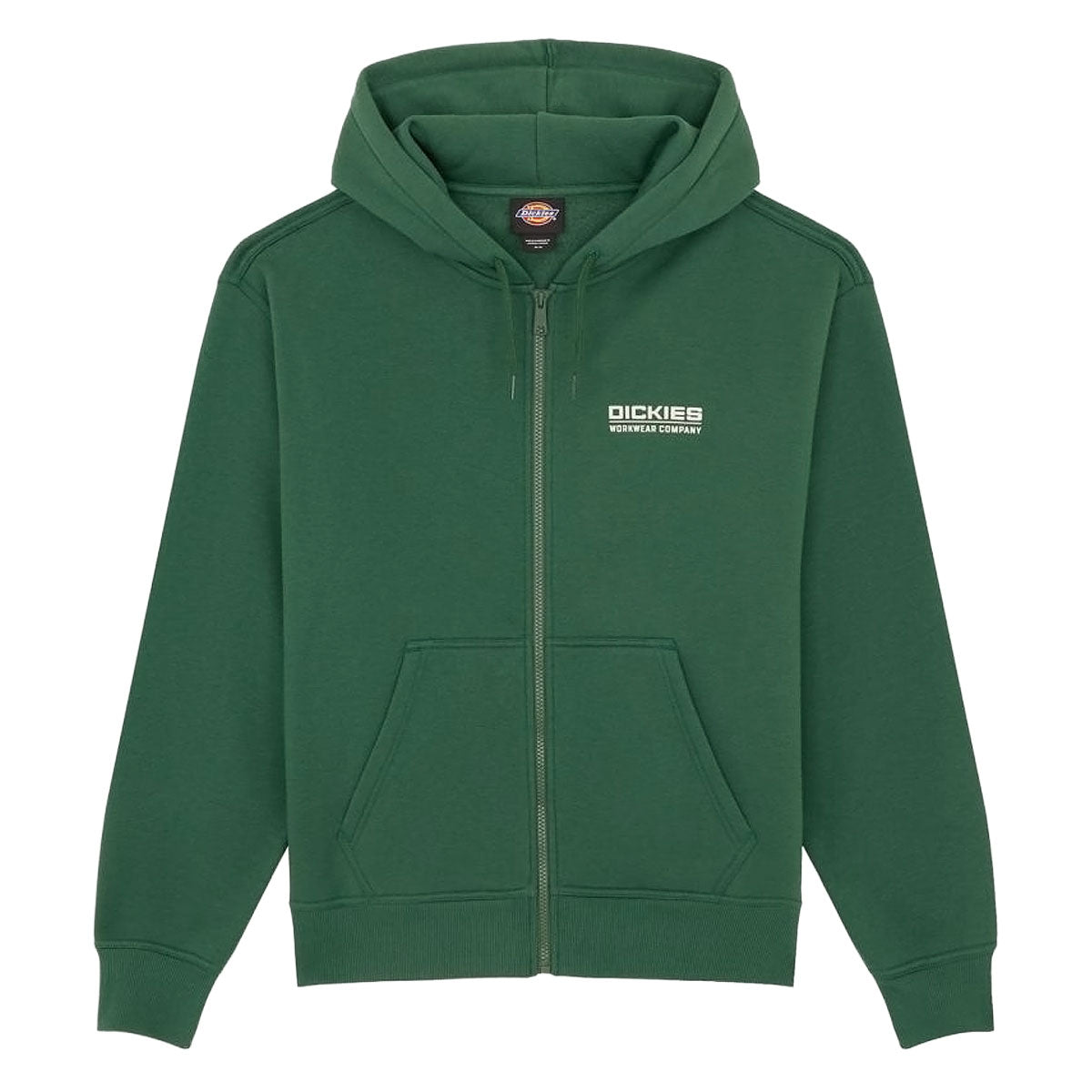 Dickies Bolivar Full Zip Up Hoodie - Pine Needle Green image 4