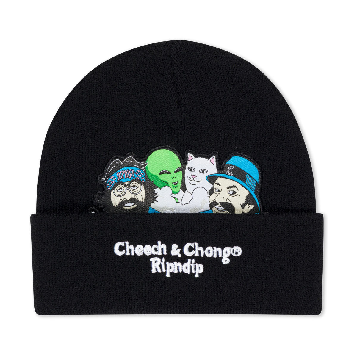 RIPNDIP x Cheech & Chong Riders Beanie - Black image 1