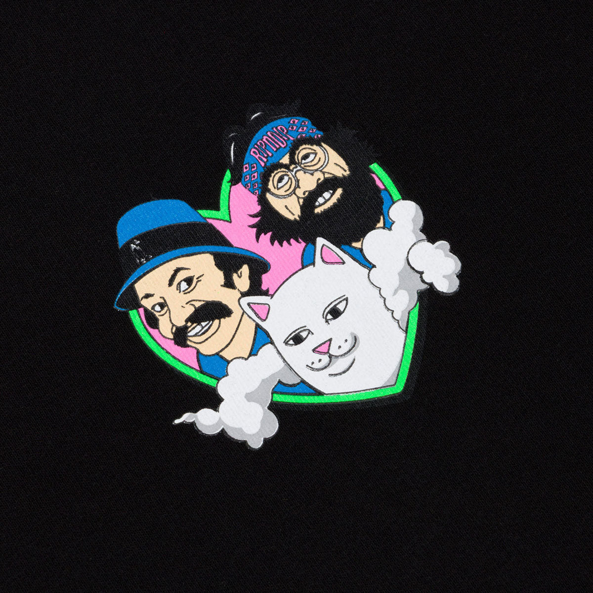 RIPNDIP x Cheech & Chong I Love Pot T-Shirt - Black image 3