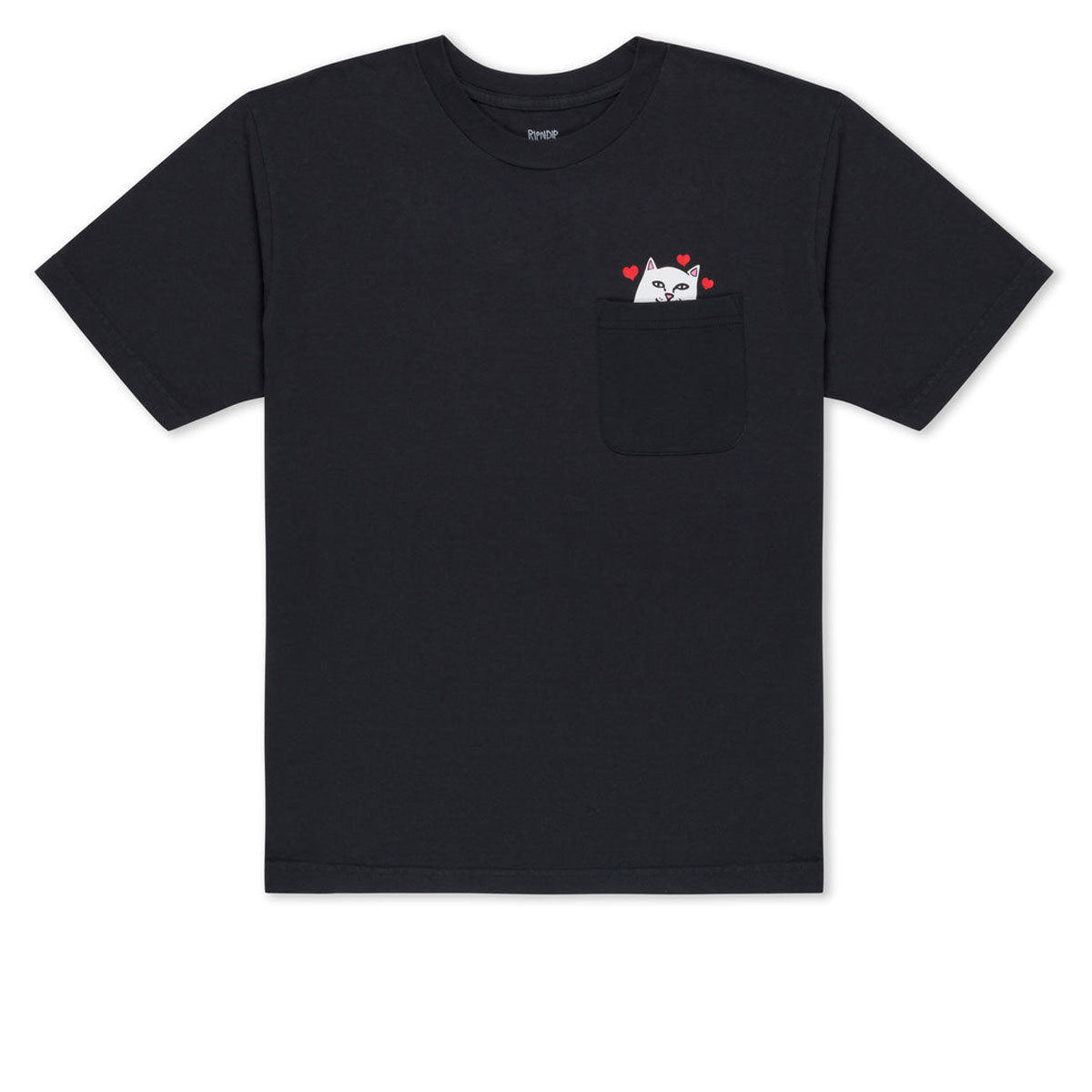 RIPNDIP Nermal Loves Pocket T-Shirt - Charcoal Heather image 1