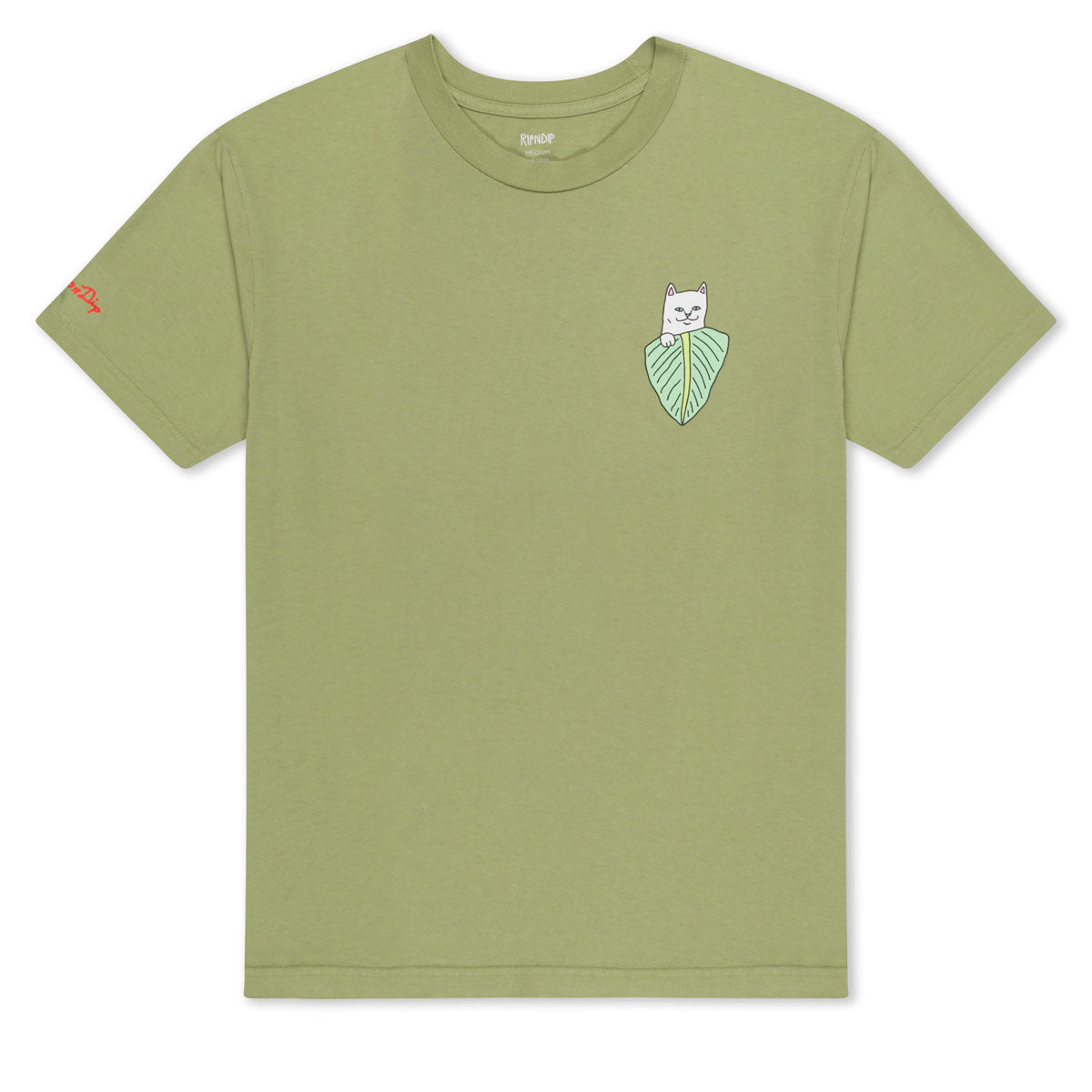 RIPNDIP Nermal Portrait T-Shirt - Light Forest image 2
