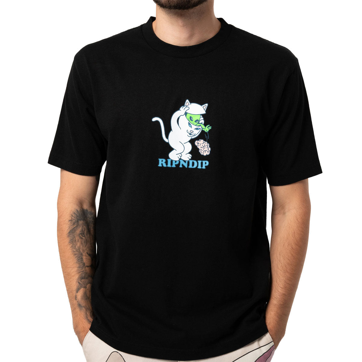 RIPNDIP Brain Dead T-Shirt - Black image 3